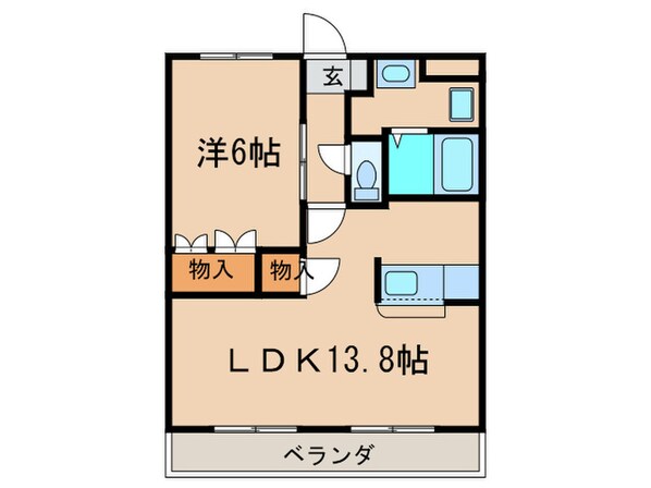 ベルシエルの物件間取画像